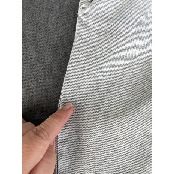 H&M Wide Leg Jeans Girls Size 10 Gray Elastic Waist Casual Denim Baggy Pants - Picture 5 of 6